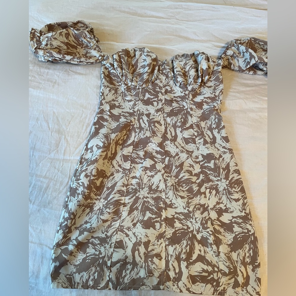 CIDER XSMALL mini puff sleeve dress